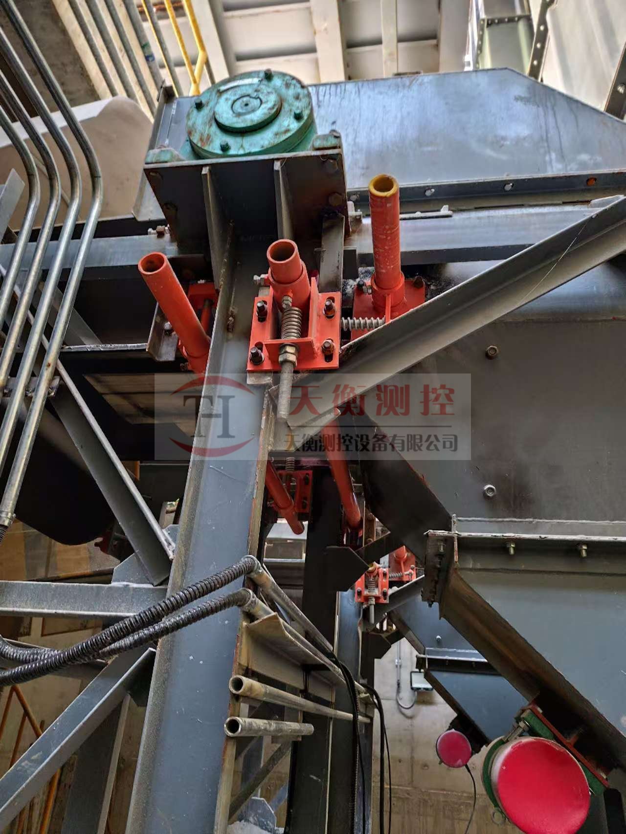 山東熱電廠高精度智控皮帶秤項目