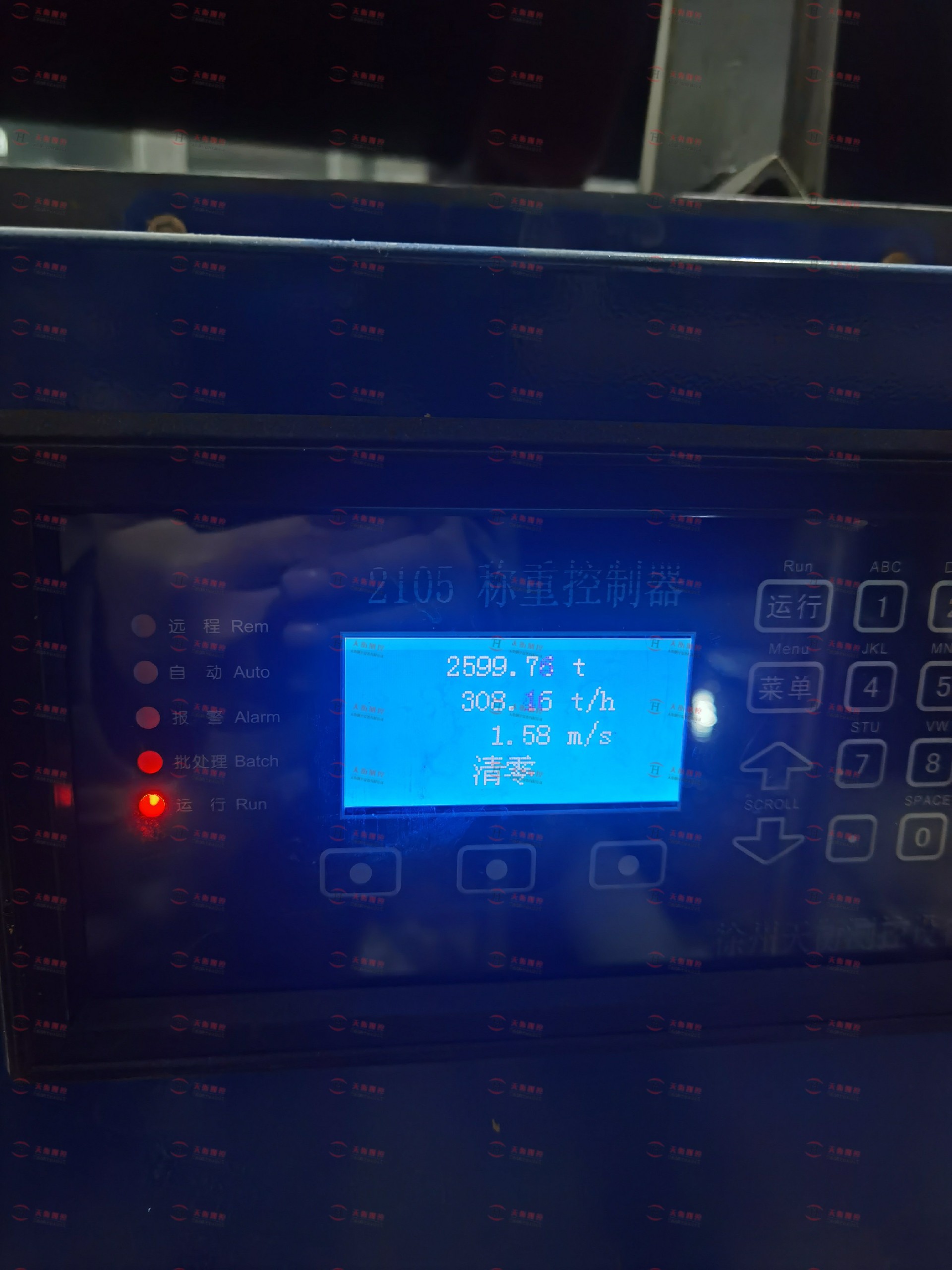 雙托輥皮帶秤阿勒泰現場